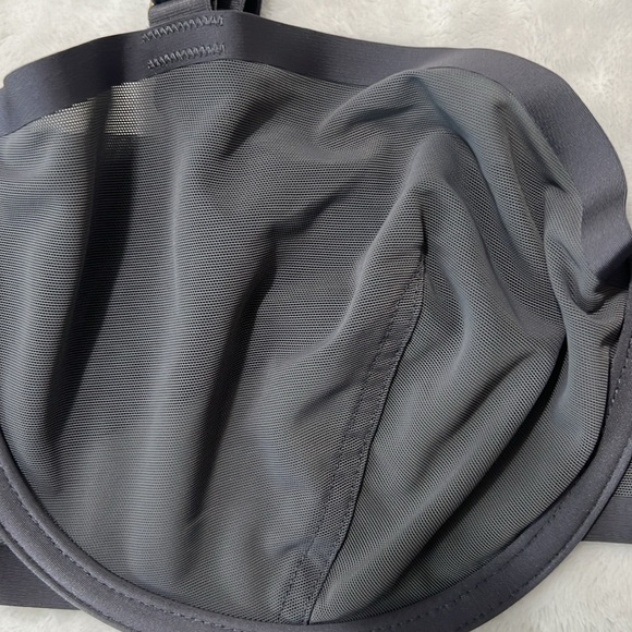 CUUP Balconette Bra — Slate Gray Mesh — 32F (3D) — NWOT - Picture 5 of 12